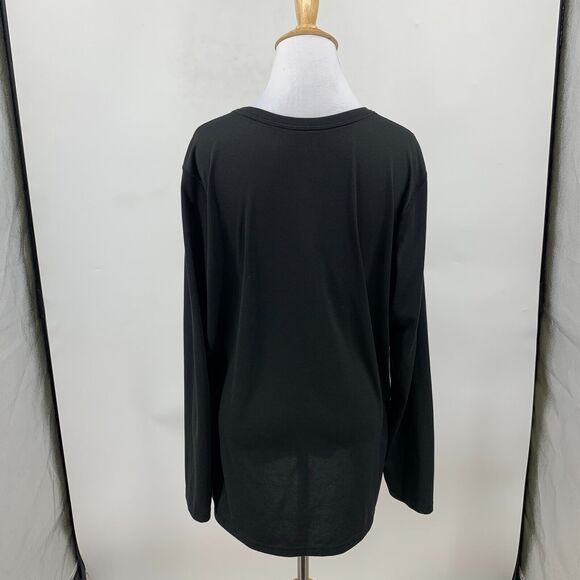 Nike Lady Pride Basketball T Shirt Womens XXL 2XL Black Long Sleeve Crew Dri Fit - Picture 3 of 11